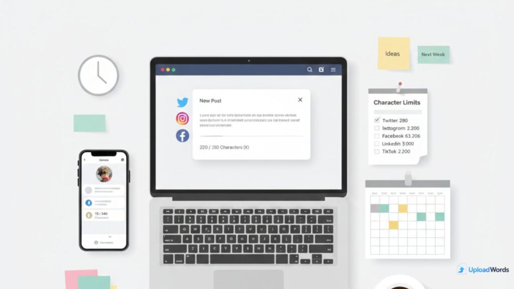 social media character limit