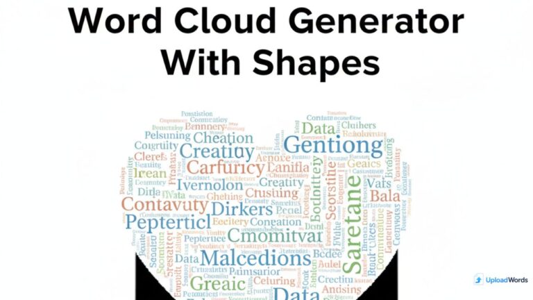 word cloud generator with shapes