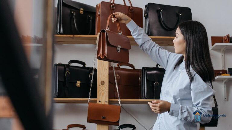 vegan leather handbag